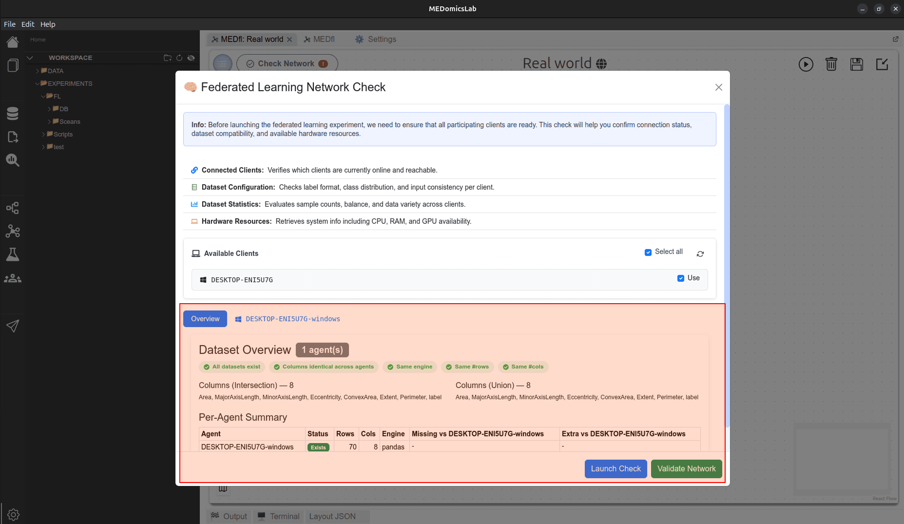 Data stats and checks